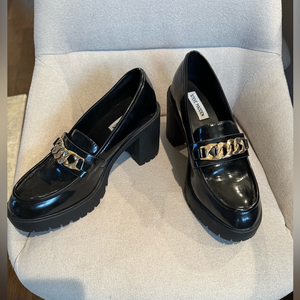 Steve Madden Heel Black Shoe